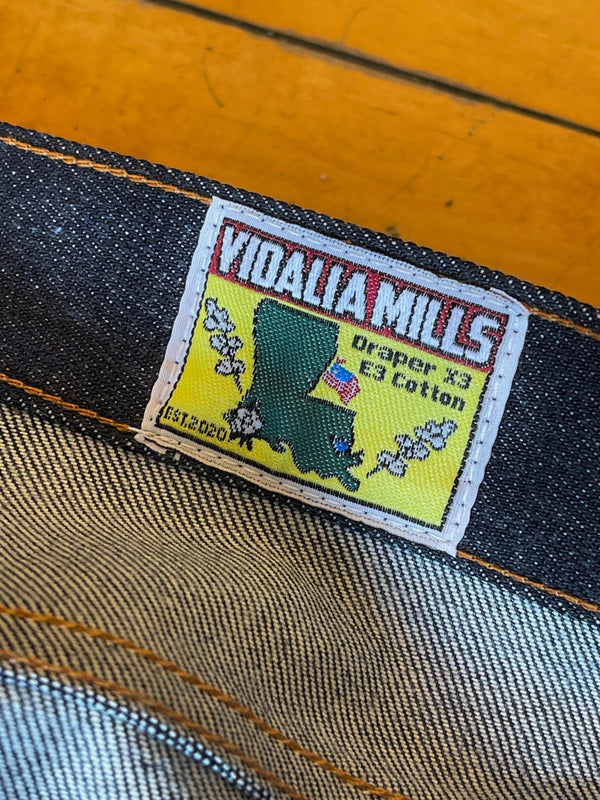 Atlas Vidalia Mills 14 oz Indigo Raw Denim  (Running tight, size up 1)