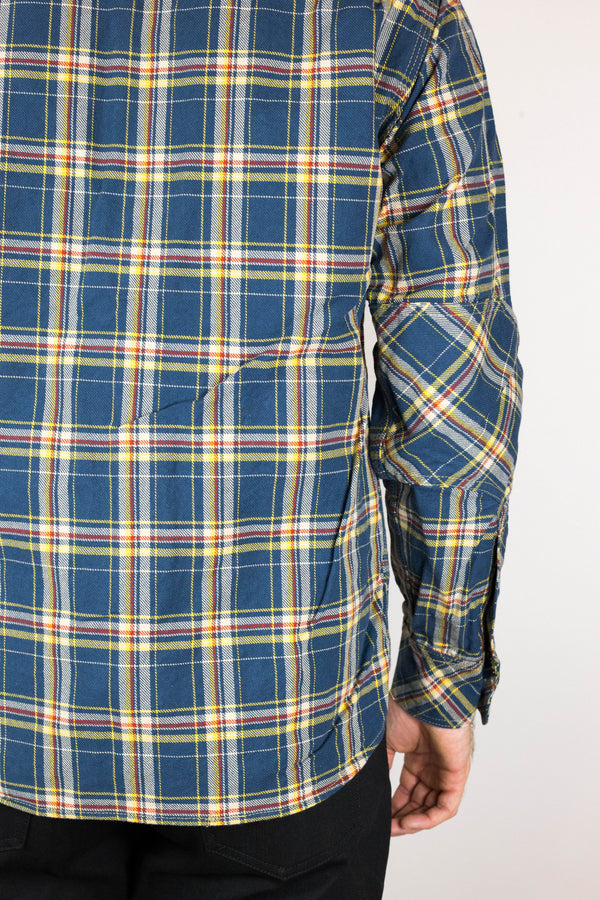 Roy Roger Heavyweight Tartan Twill Work Shirt with LF Buttons