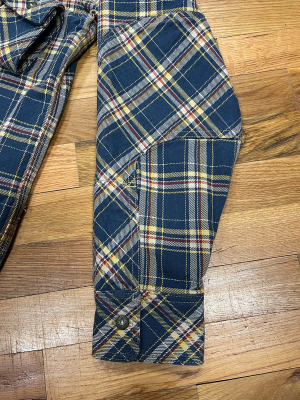 Roy Roger Heavyweight Tartan Twill Work Shirt with LF Buttons