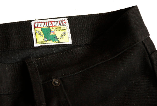 Greaser Black Maria Vidalia Mills 14 oz Selvedge Sulphur Denim* deadstock, no more black.